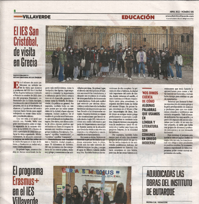 Spanish news papaper